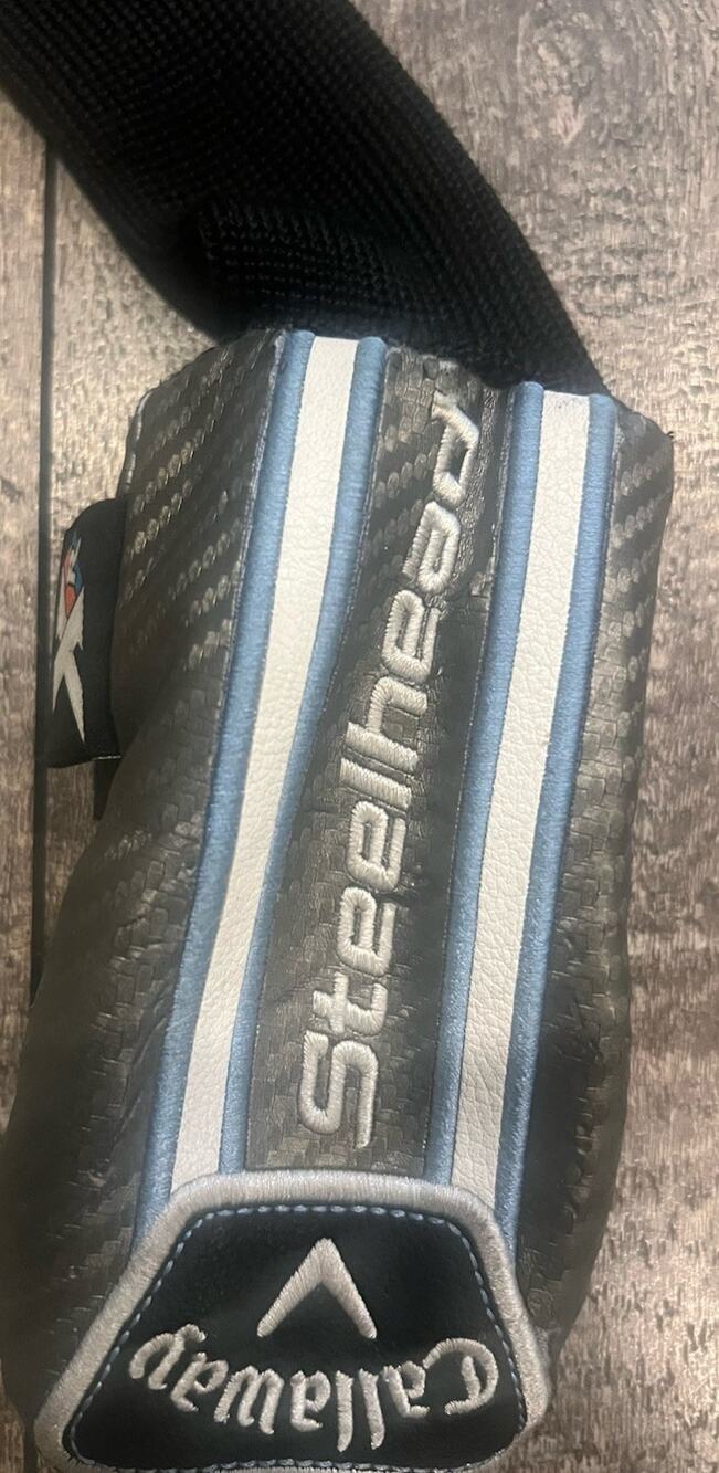 slightly used Callaway Steelhead XR Hybrid Cover W-#s Tag